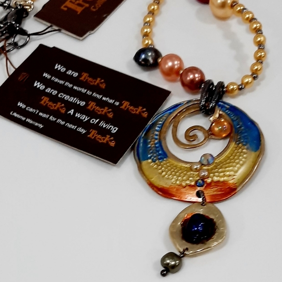 Treska VENUS Collection Boho Necklace NWT - Picture 3 of 7